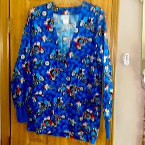 Pieces uniform hogs on motorcycles size large in good shape pockets to